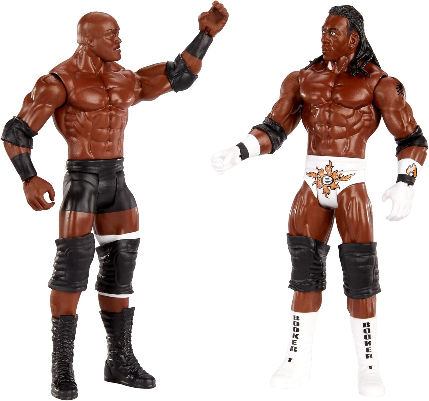 ​WWE Bobby Lashley vs King Booker Championship Showdown 2 Pack 6 in Action Figures Friday Night Smackdown Battle Pack for Ages 6 Years Old and Up​