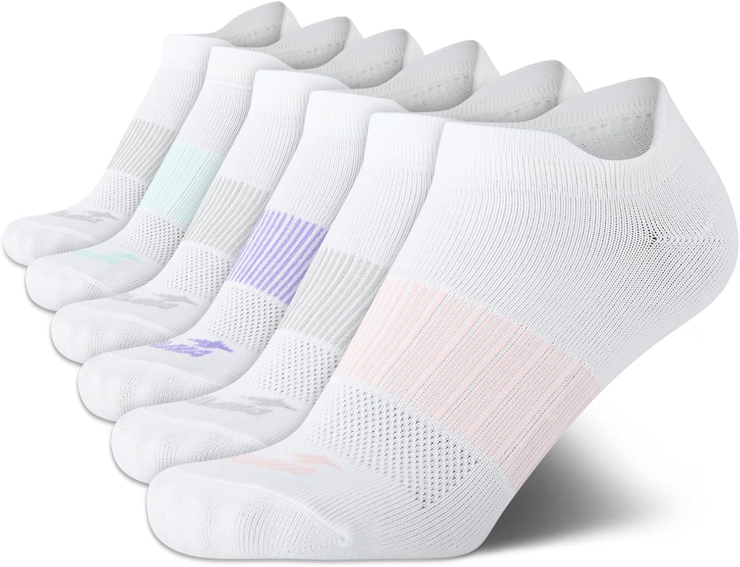 Avia Womens No Show Low Cut Running Socks (6 Pack)