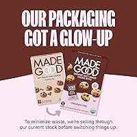 Vista 7 de Mini galletas de chocolate horneado de MadeGood sin gluten y seguro para aperitivos escolares, 30