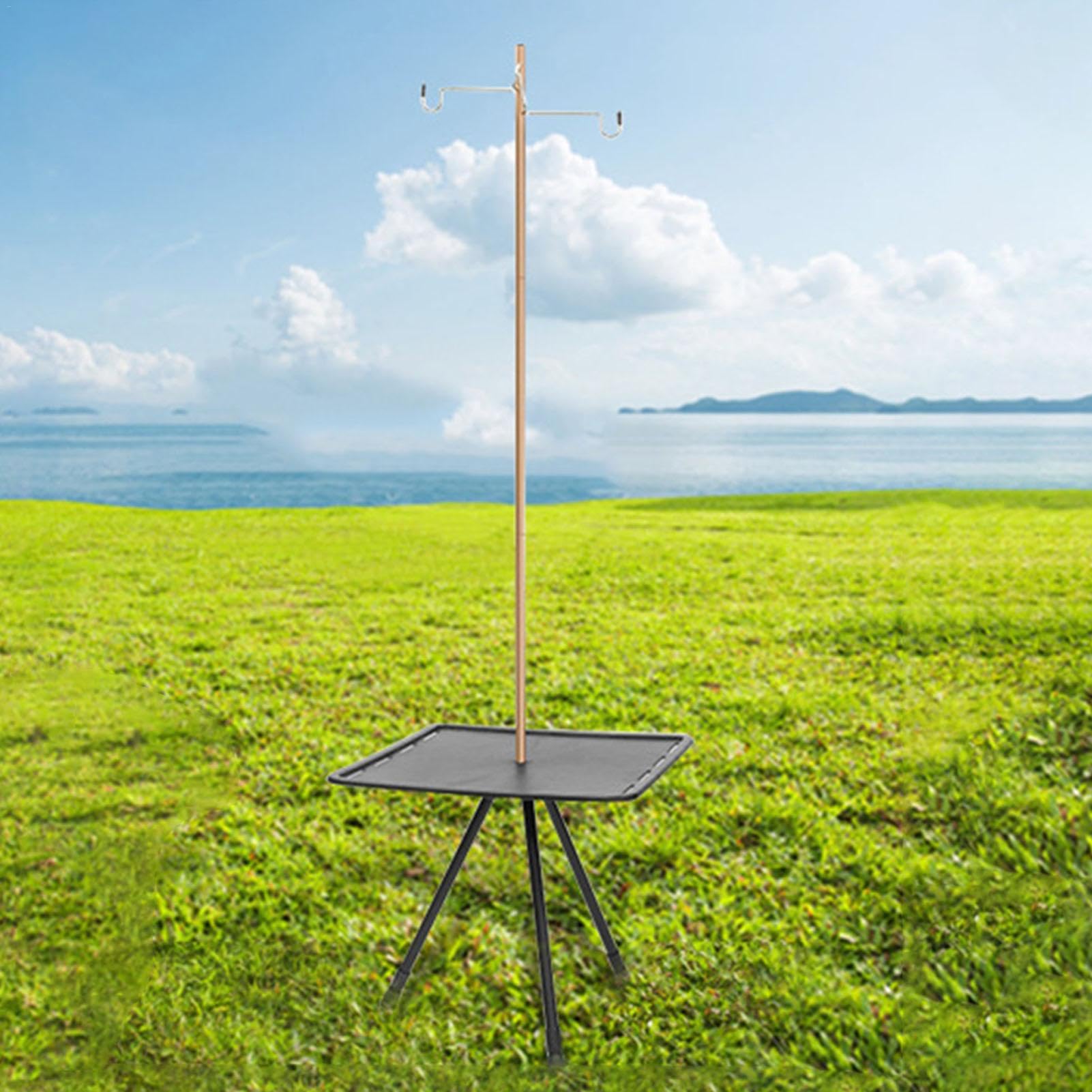 Tavolo pieghevole da spiaggia, tavolini da campeggio portatili con supporto leggero, tavolo da campeggio per esterni, pesca, picnic, barbecue | Tavolo Pieghevole Da Patio Per Campeggio, Picnic, Spiaggia, Escursionismo, Backpacking, , Giardino, Camper, Lag