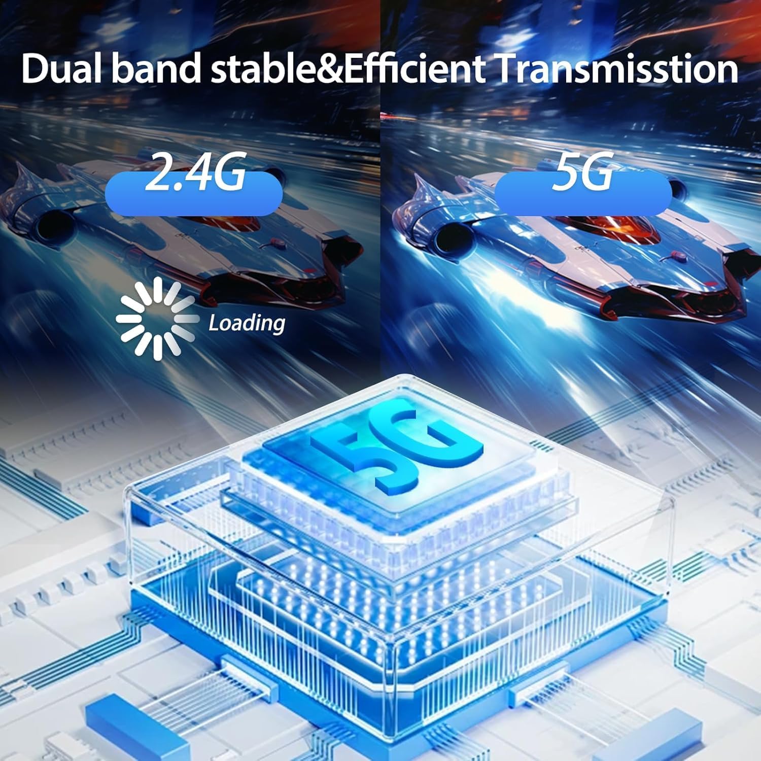 Wireless HDMI Transmitter and Receiver 328FT/100M, 4K Decode Plug and Play 1080P Portable Wireless HDMI Extender 2.4G/5GHz, for Streaming Video and Audio to Monitor from Laptop/PC/Projector/TV Box - Image 8