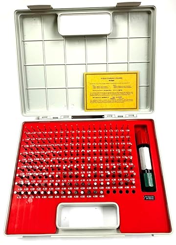 Miniatura 28 de HHIP 4101-0012 (M2-) Juego de calibradores de pasador (0.251" - 0.500"), 250 piezas