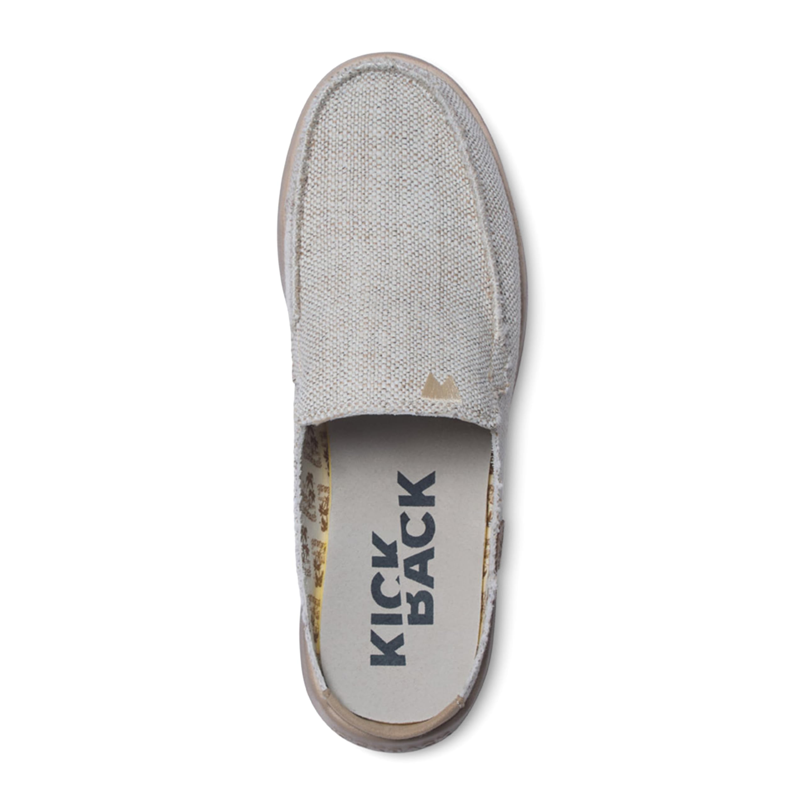 Kickback Barbeach Mules en Canvas pour Homme – Mocassins Slip‑on d’Été Décontractés avec Semelle Antidérapante et Semelle Intérieure Doublée Cuir – Plage, Voyage et Usage Quotidien