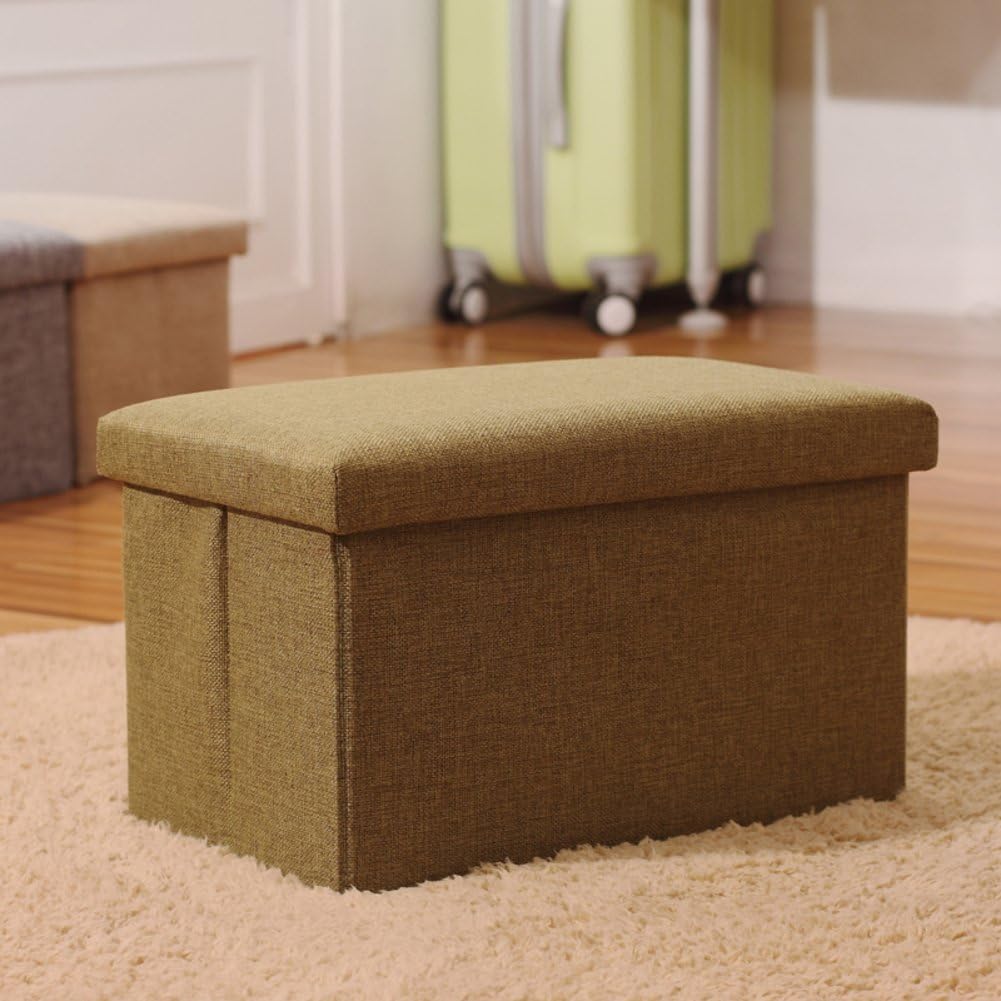 GTMLVBVBO Storage Ottoman,Storage Stool Folding Bench Toy