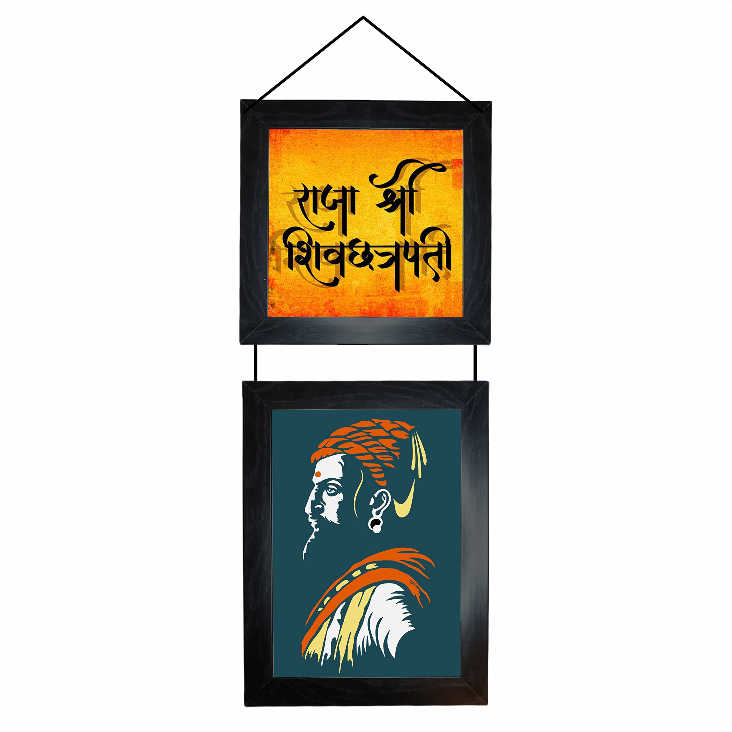 Rockford Maratha Painting Set of 2 for Home/Office (Set 2)