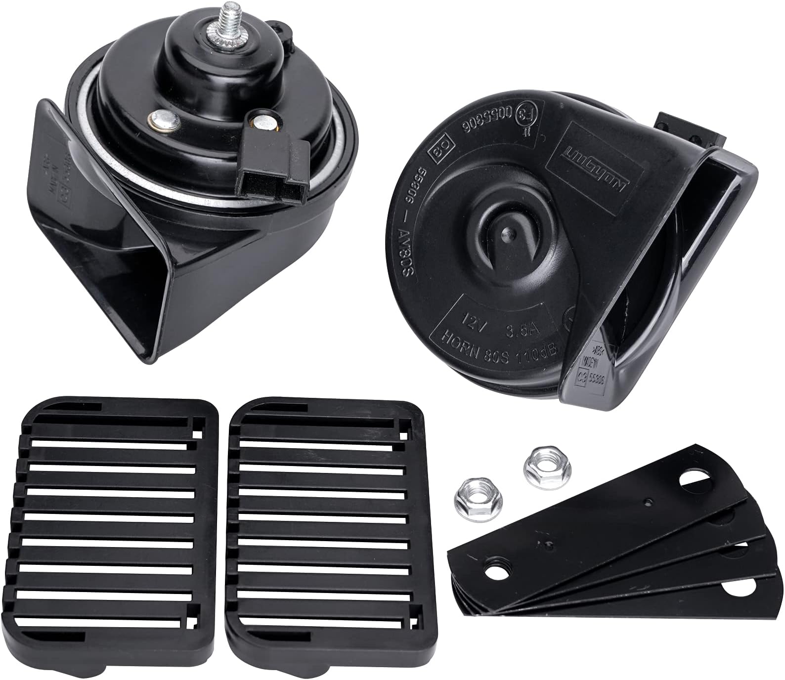 AOLIHAN Car Horn Compatible with Toyota, 12V Waterproof Snail Horn 125db