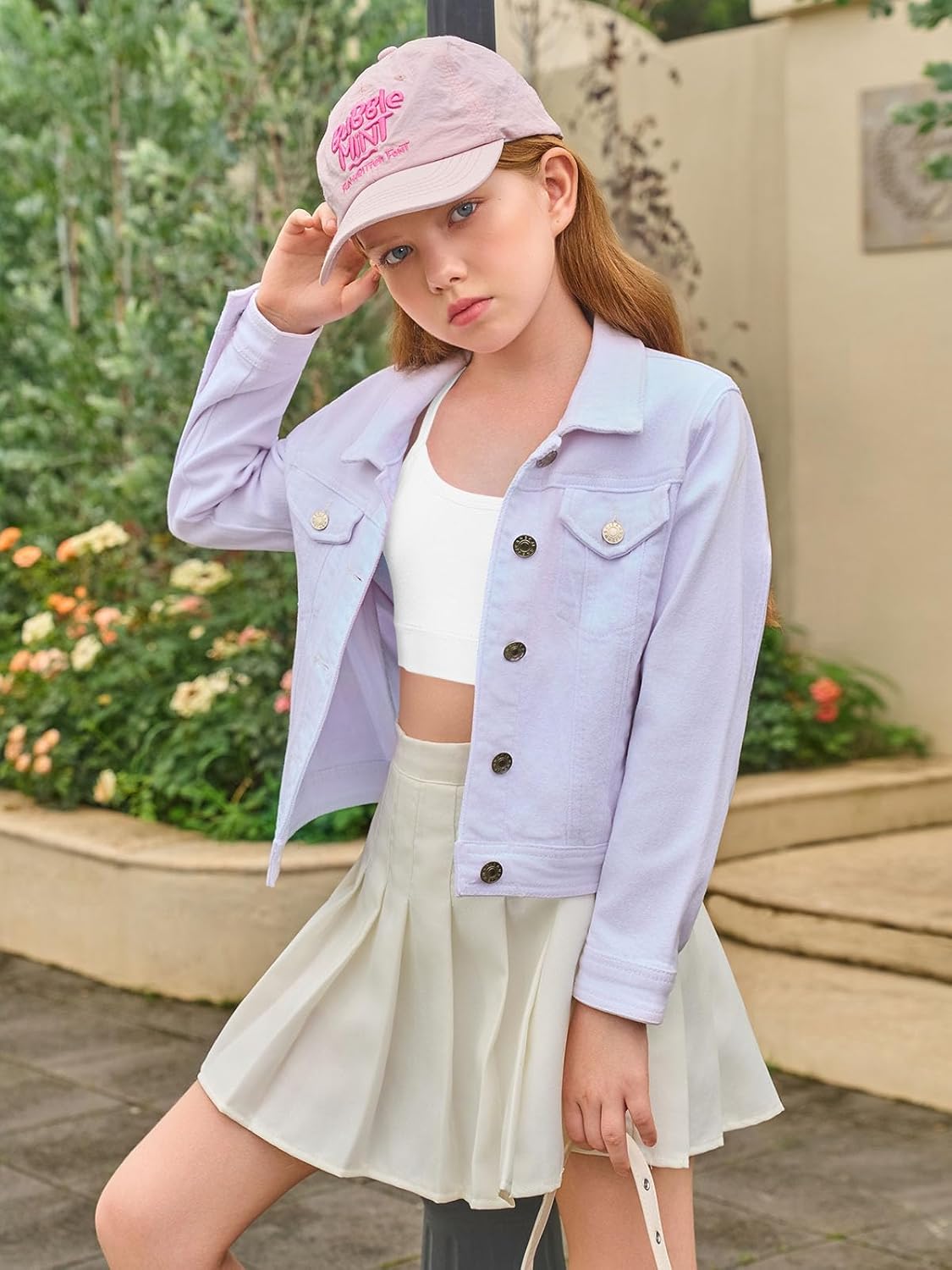 Haloumoning Girls Sports Training Bra Kids Athletic Adjustable Seamless Camis Dance Yoga Crop Tops 5-14 Years - Image 5