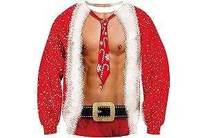 Dirty Ugly Christmas Sweaters for Men Women Pullover for Xmas Holiday
