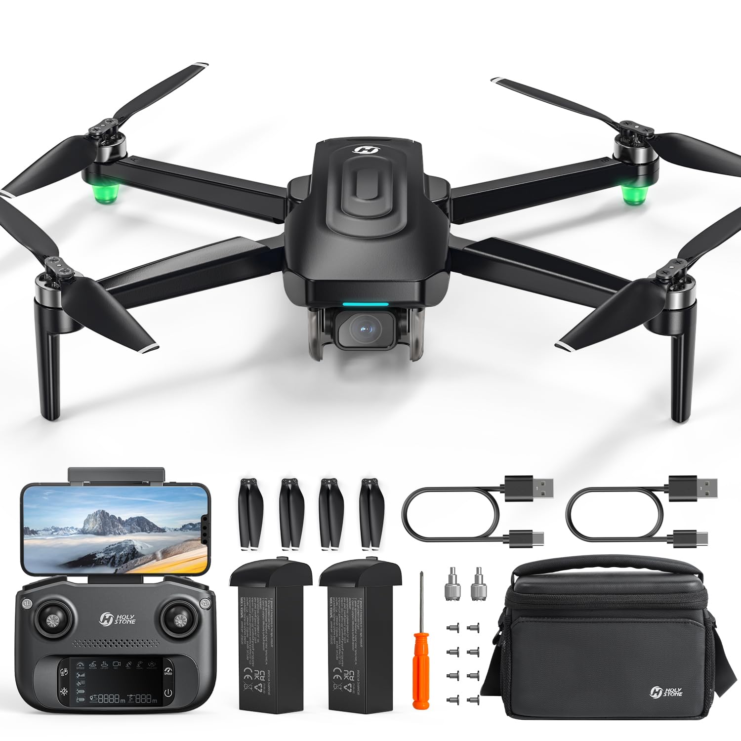 Amazon.com: Holy Stone GPS Drone With 4K EIS Camera For