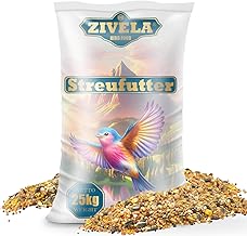 25 kg de nourriture pour oiseaux sauvages toute l'année - Mélange de qualité supérieure - Pour oiseaux sauvages - 25 kg