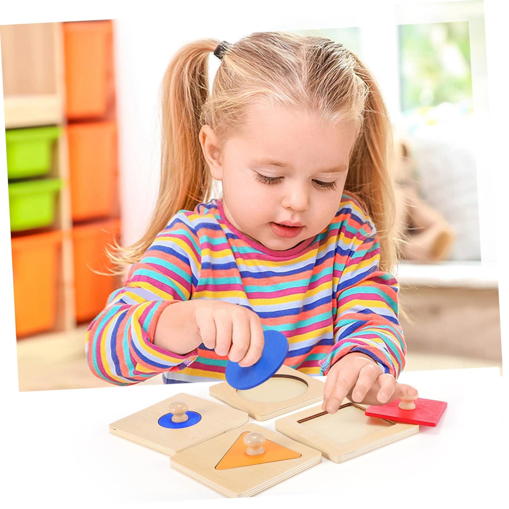2 Juegos Juguetes Montessori de Madera para Bebés de Puzzles Geométricos con Caja de Monedas para Desarrollo Sensorial y Coordinación Manual Juguetes Educativos para Meses