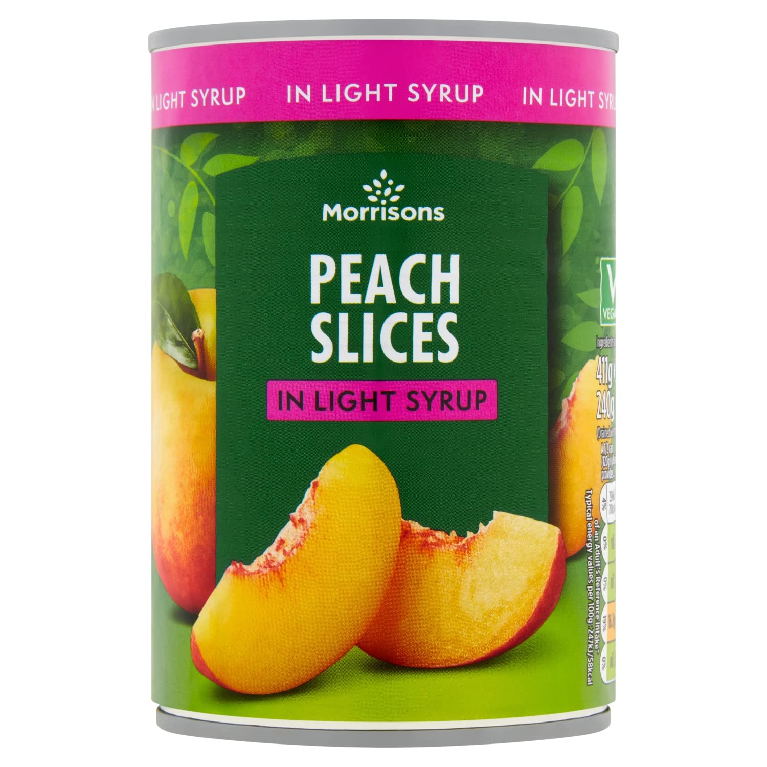Peach Slices in Light Syrup 411G