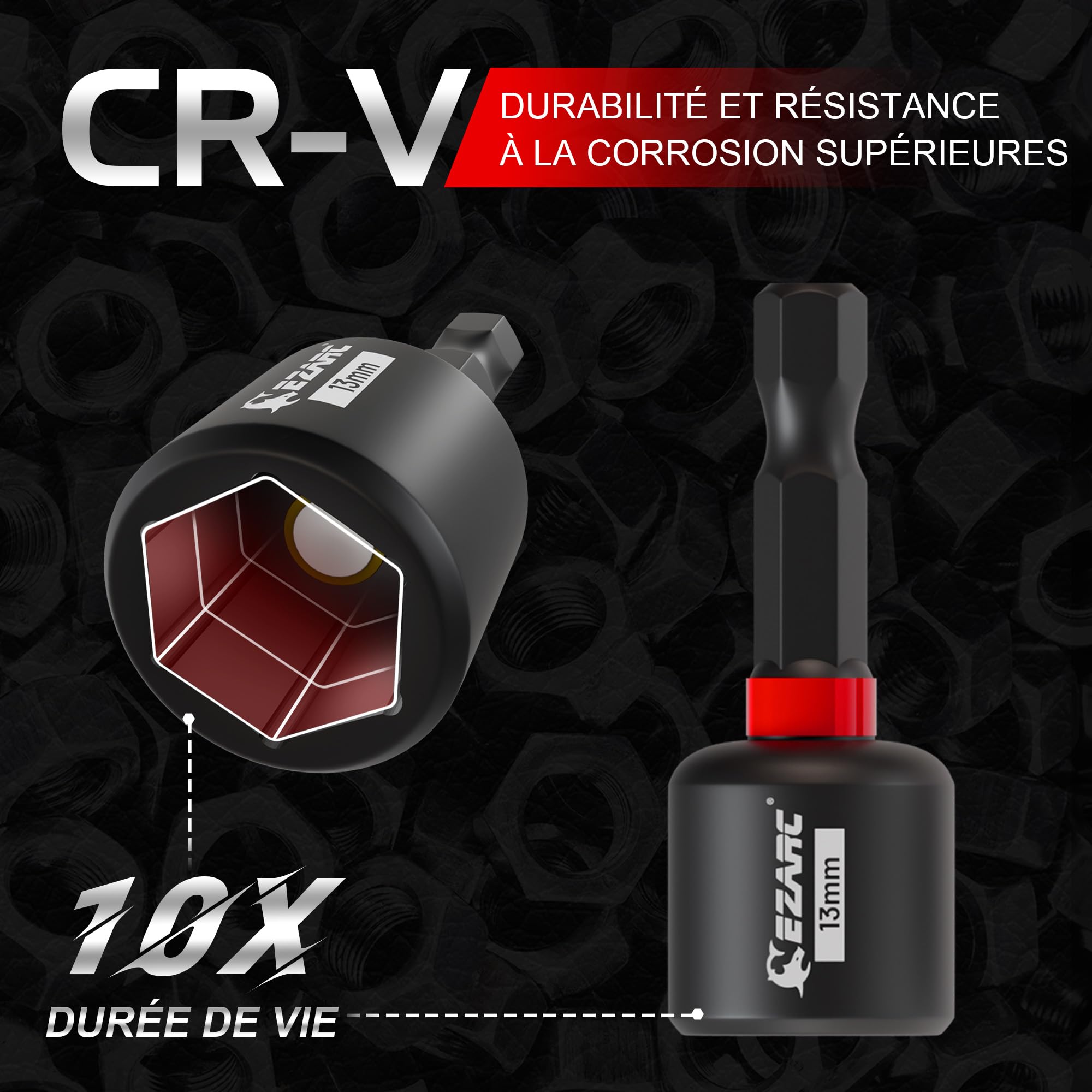 EZARC Lot de 55 tournevis