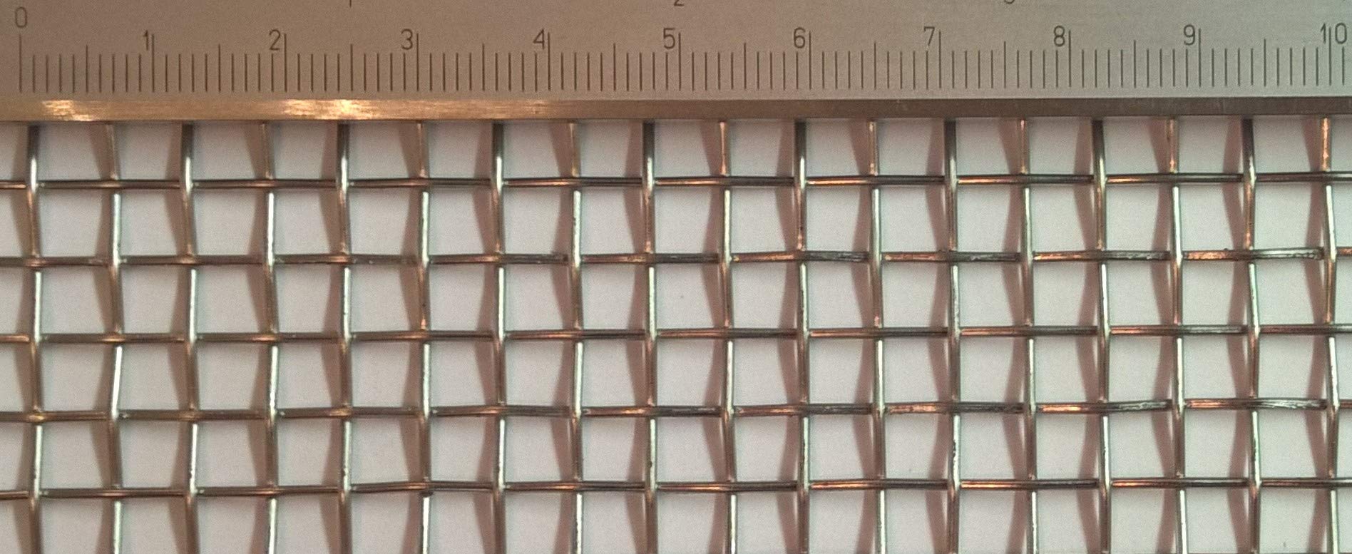 Filtrage en acier inoxydable avec fil de 5 mm d'épaisseur de fil de 1 mm 1 x 60 cm
