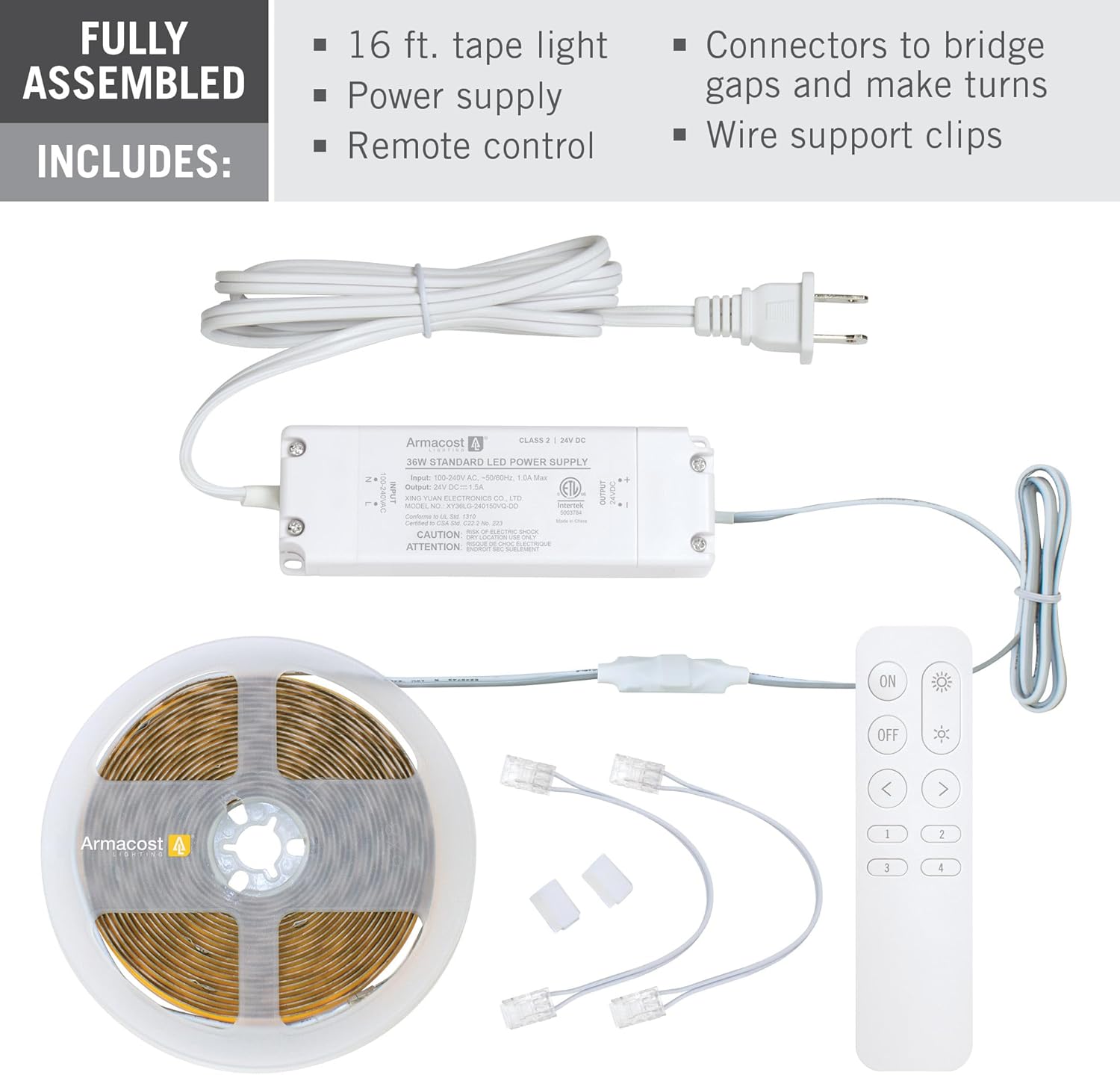 Armacost Lighting RibbonFlex LUX Continuous Tunable White CCT COB Kit 427510