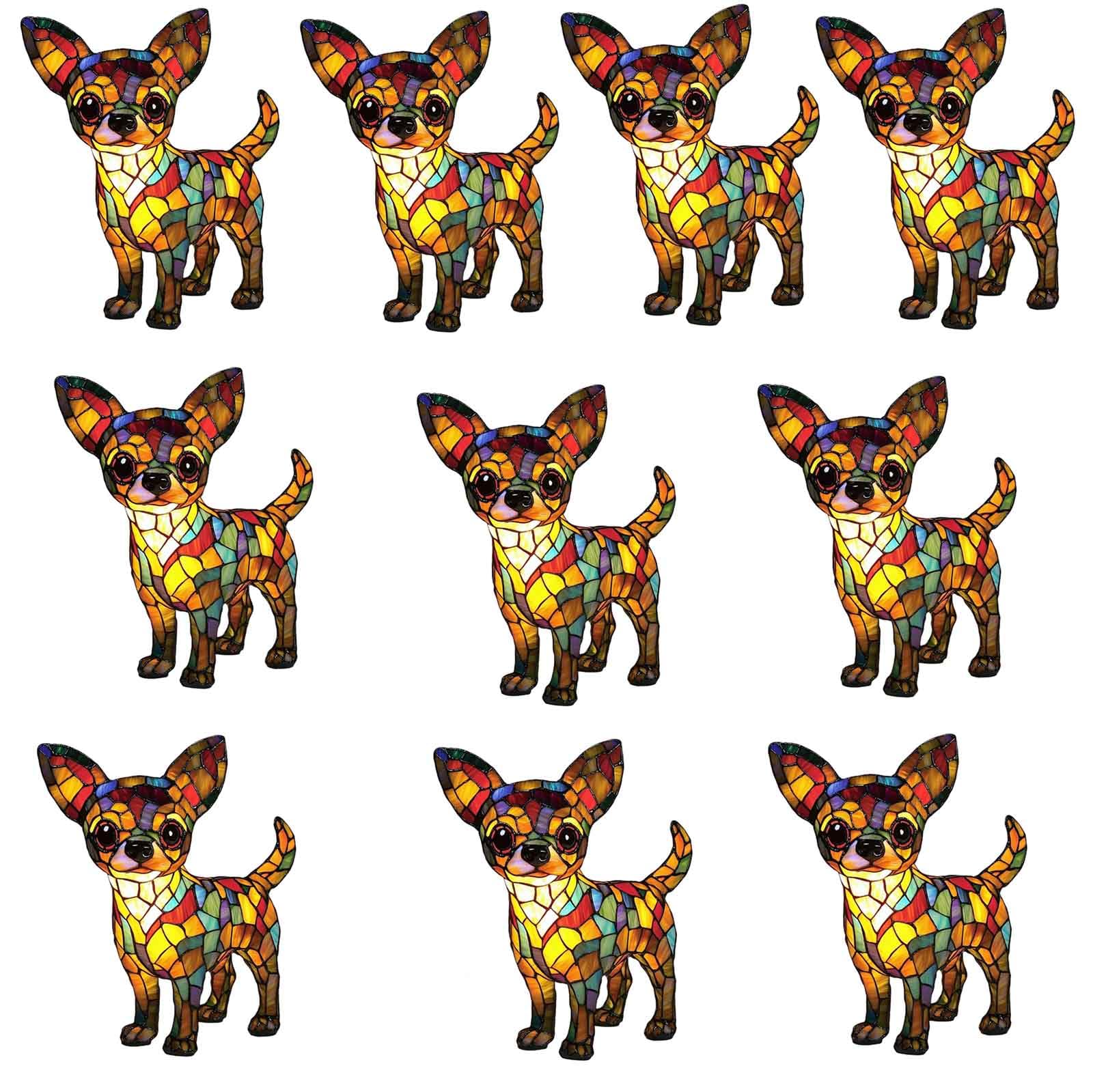 FkYstrix Corgi Lamp - Cute Dog Night Light, 3D Printed LED Art Nightlight for Kids & Adults, USB, Warm Light, Bedroom Decor, Desk Lamp, Gift for Dog Lovers, Beagle Dogs