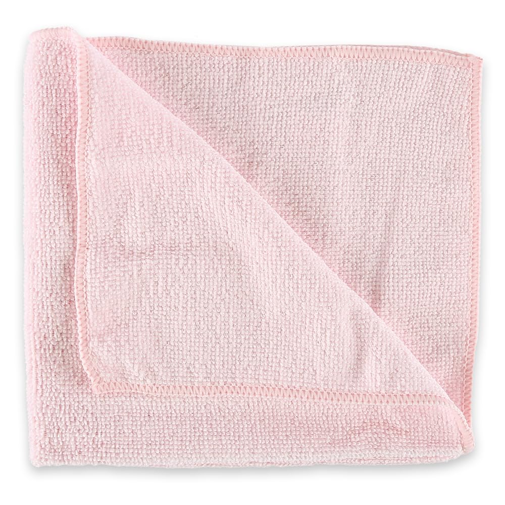 100 Stück Hygoclean Mikrofasertücher Micro Master Light | Polyester/Polyamid, rosa, L: 40cm, B: 40cm, Karton, Reinigungstücher, Mikrofasertücher, Putztücher | Polyester/Polyamid, L: 40 cm, B: 40 cm, Karton, Reinigungstücher, Putztücher