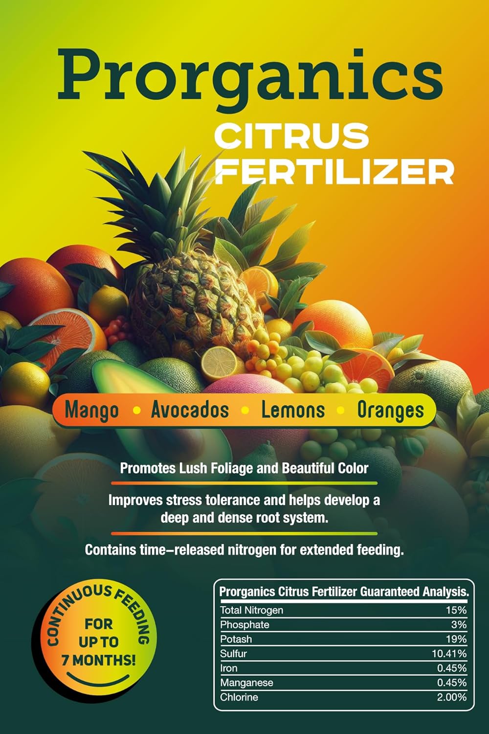 7 Months Mango, Avocado, Acerola, Guavas, Lemon, Orange