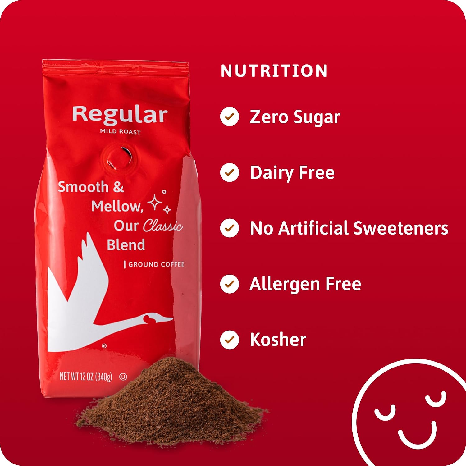 Wawa Ground Coffee Mild Roast, 12 oz Bag — image 2