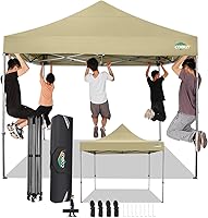 Vista 10 de COBIZI - Carpa emergente plegable de 10x20 pies con 6 paredes laterales, carpa resistente UPF 50+ para todas las estaciones, resistente al viento