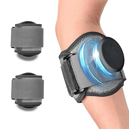 Adjustable Elbow Brace 2 Pack Tennis Elbow Brace for Women Men Golfers Elbow Support Band for Pain Relief Forearm Elbow Strap With Compression Pad for Tendonitis, Arthritis, Bursitis, Sprains
