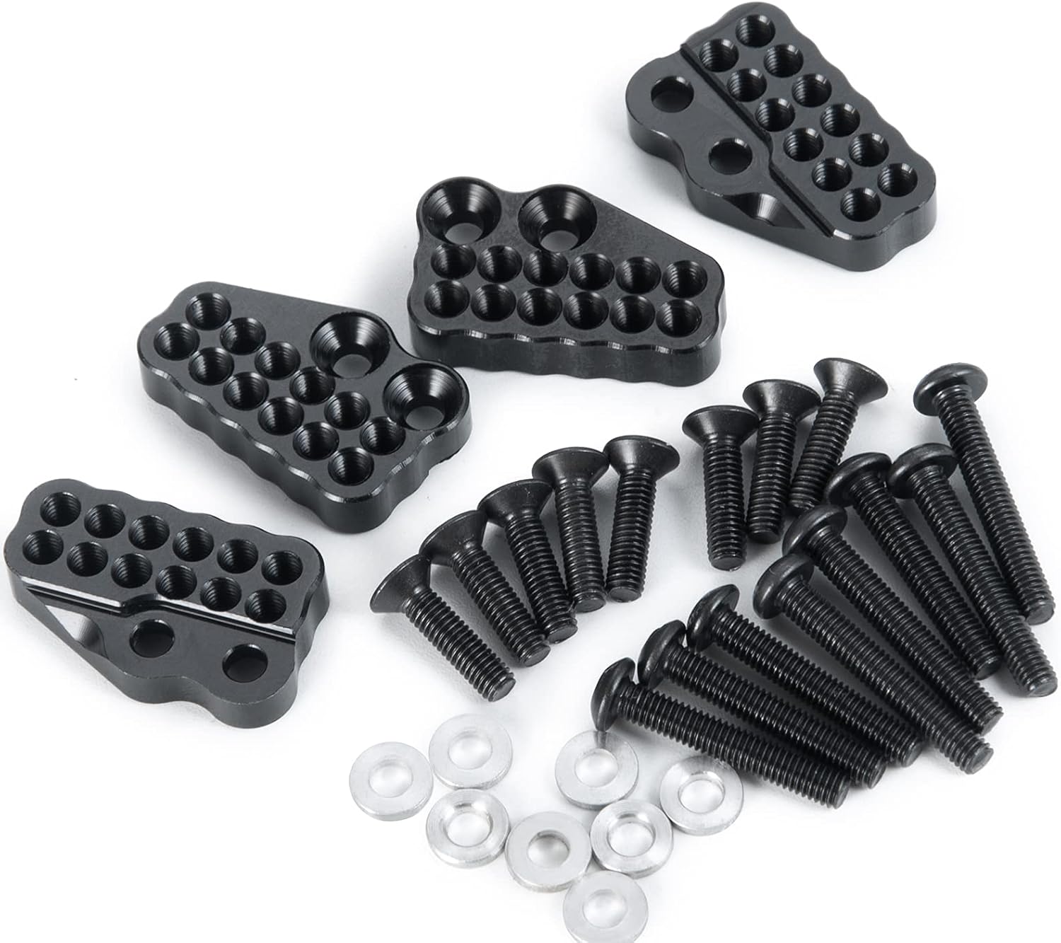 4Pcs Metal Shock Damper Towers Mount Hoops for 1/10 Axial SCX10 AXI03004 Capra RC Crawler Car