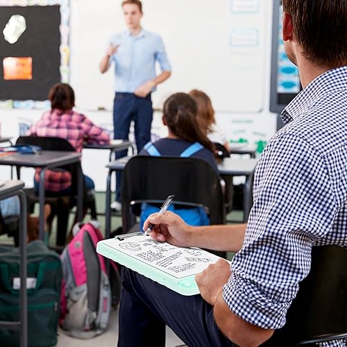 Miniatura 55 de Piasoenc Portapapeles con almacenamiento, caja de organización de 8.5 x 11 pulgadas con soporte para bolígrafo y carpeta de papel legal A4, folio