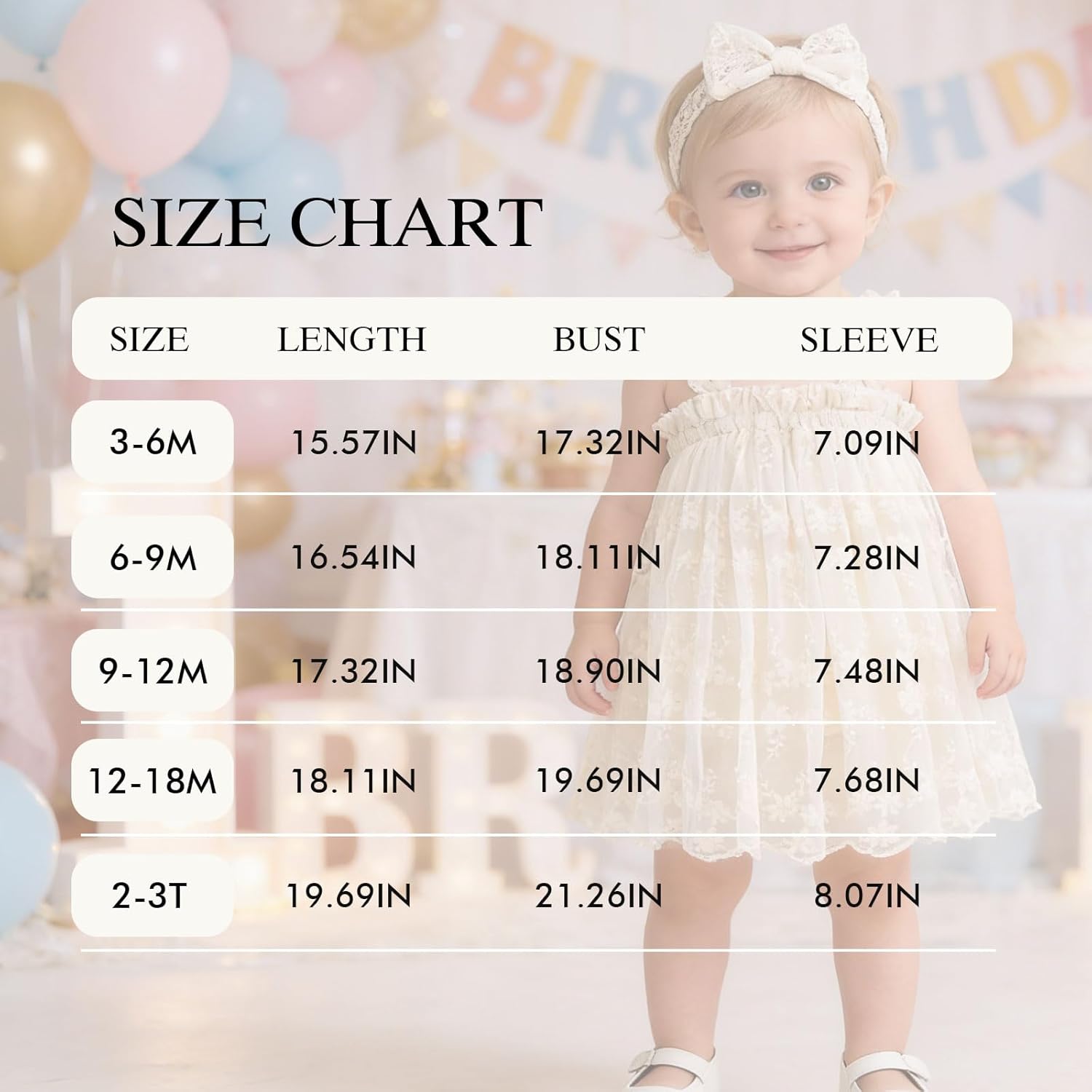 Baby Girls 1st Birthday Girl Outfit Butterfly Tulle Dress with Headband Princess Party Outfits Toddler Gift 3M-3T
