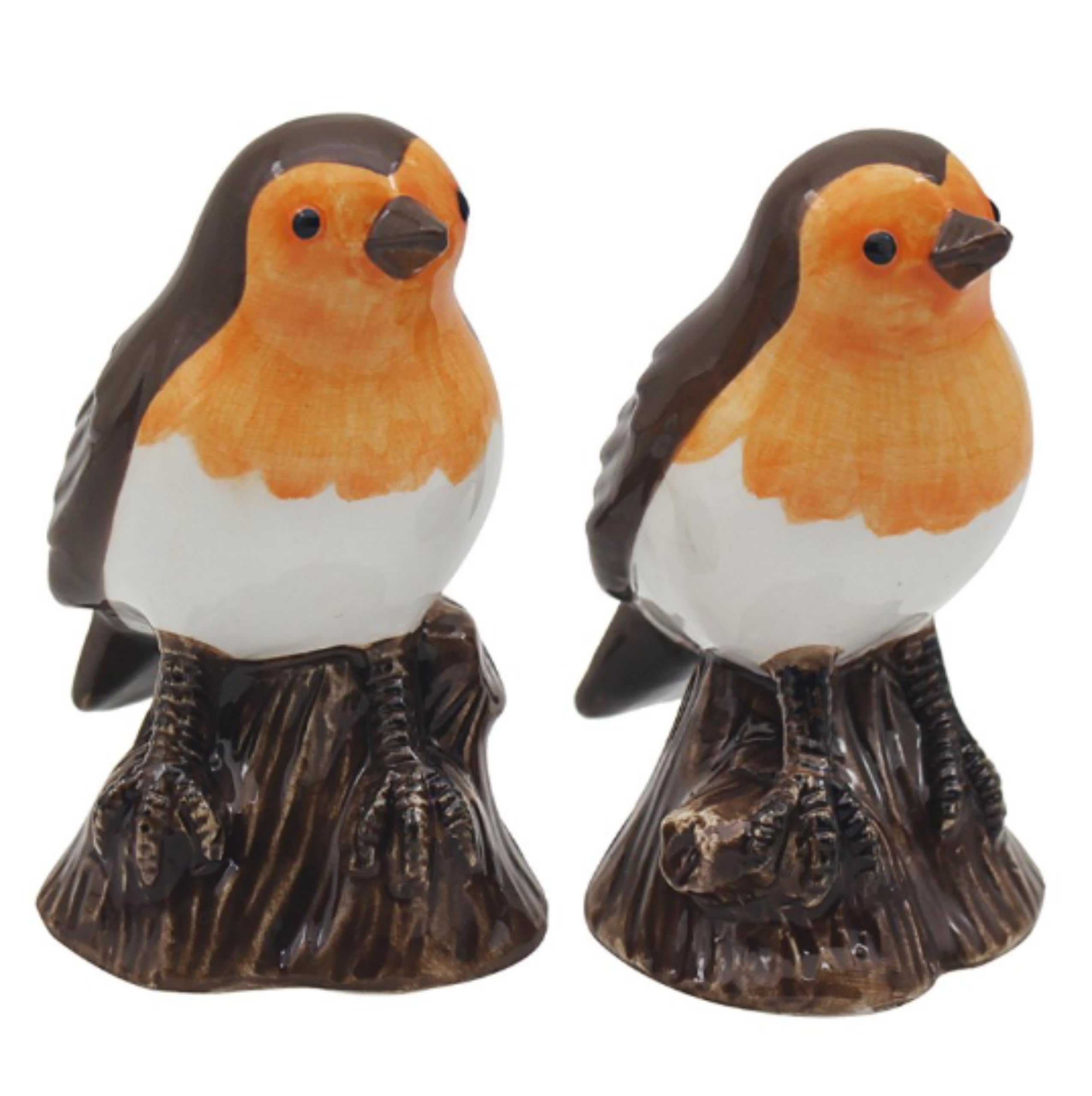 Lesser & Pavey Salt & Pepper Set for All Types of Kitchen | Ceramic Salt & Pepper Shaker Set | Lovely Salt & Pepper Pots | Salt Shaker & Pepper Shaker Suitable for Home (Robins)