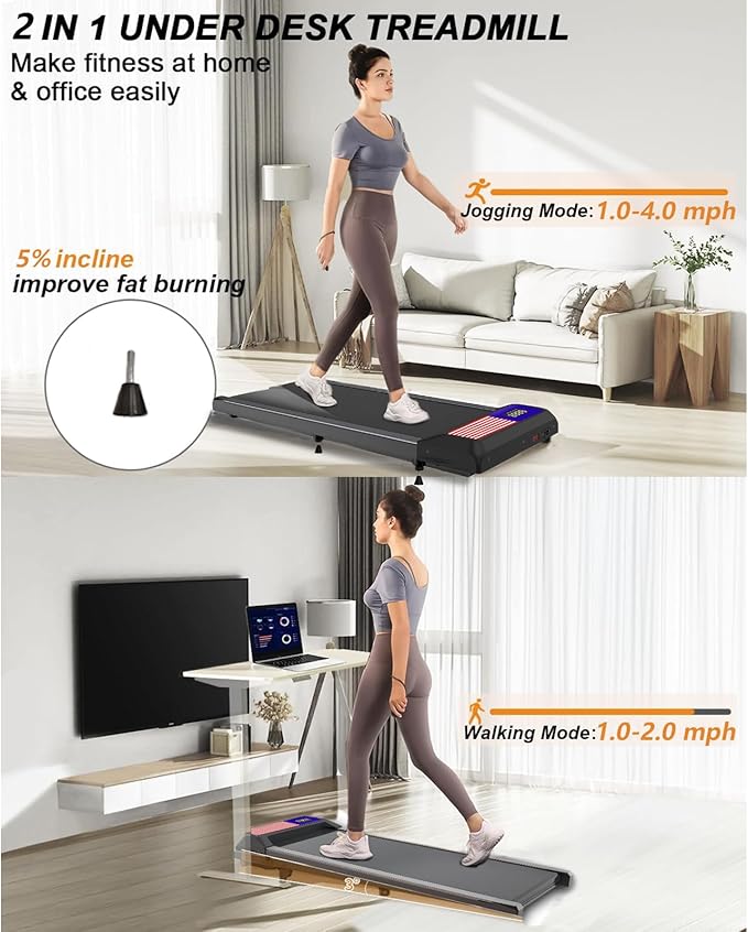 Caminadora Eléctrica Plegable 2.5 hp Inclinación 5% Negra miniatura 5