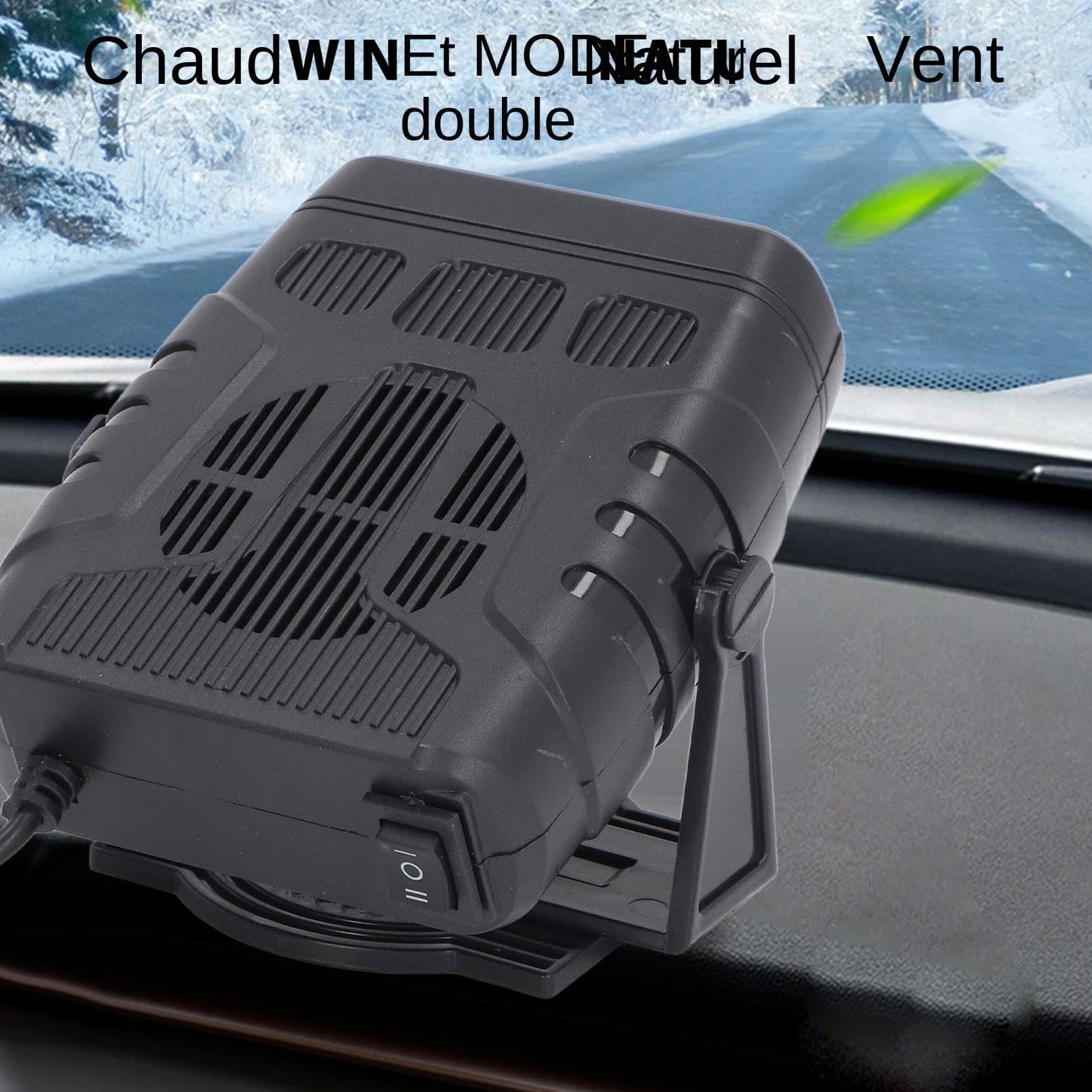 Sbrinatore Parabrezza Riscaldamento Auto Portatile Sbrinatore | Riscaldamento Auto Gadget Auto Ventilatore Parabrezza Auto Riscaldamento Auto Calore Rapido