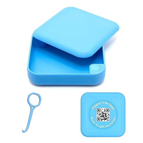 Kasse Invisalign Case by nCase  Modern Aligner & Retainer Case with QR Code Recovery  Magnetic Twist Open  3D Printed in the USA  Secure Travel