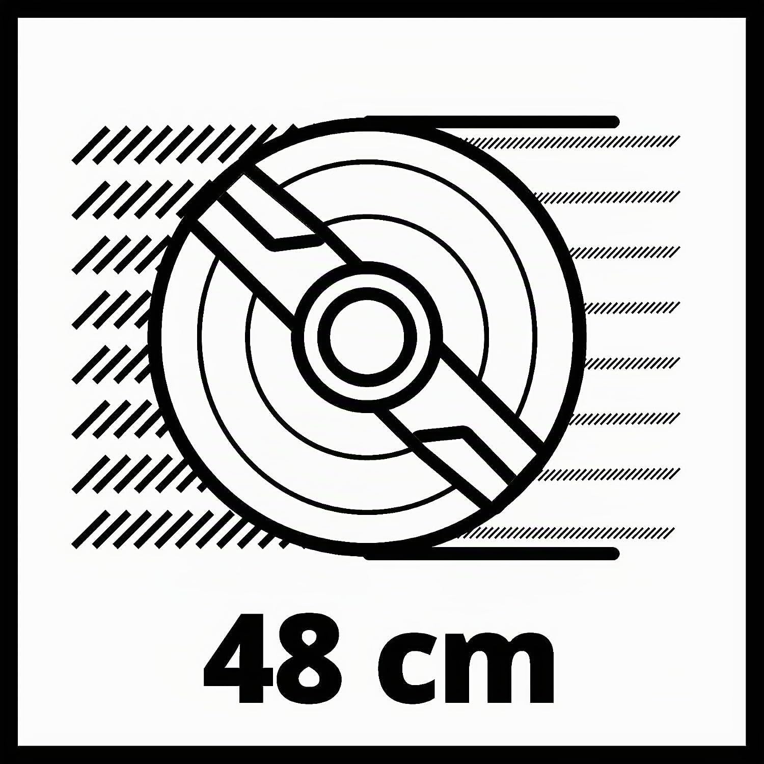 Einhell Tondeuse à Gazon sans Fil GE-CM 36/48 Li M-Solo