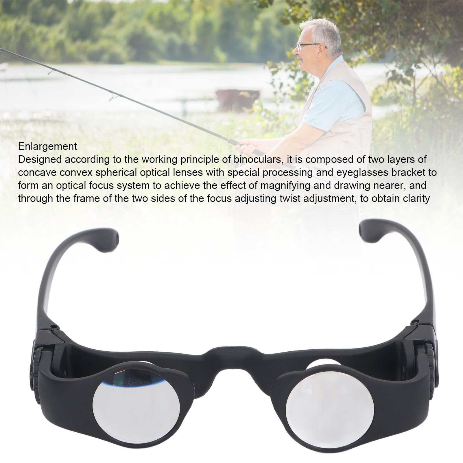 Binocolo Da Pesca 8x HD Con Lenti Polarizzate E Ponte Nasale Ergonomico – Per Birdwatching, Sport, Concerti E Teatro - 3