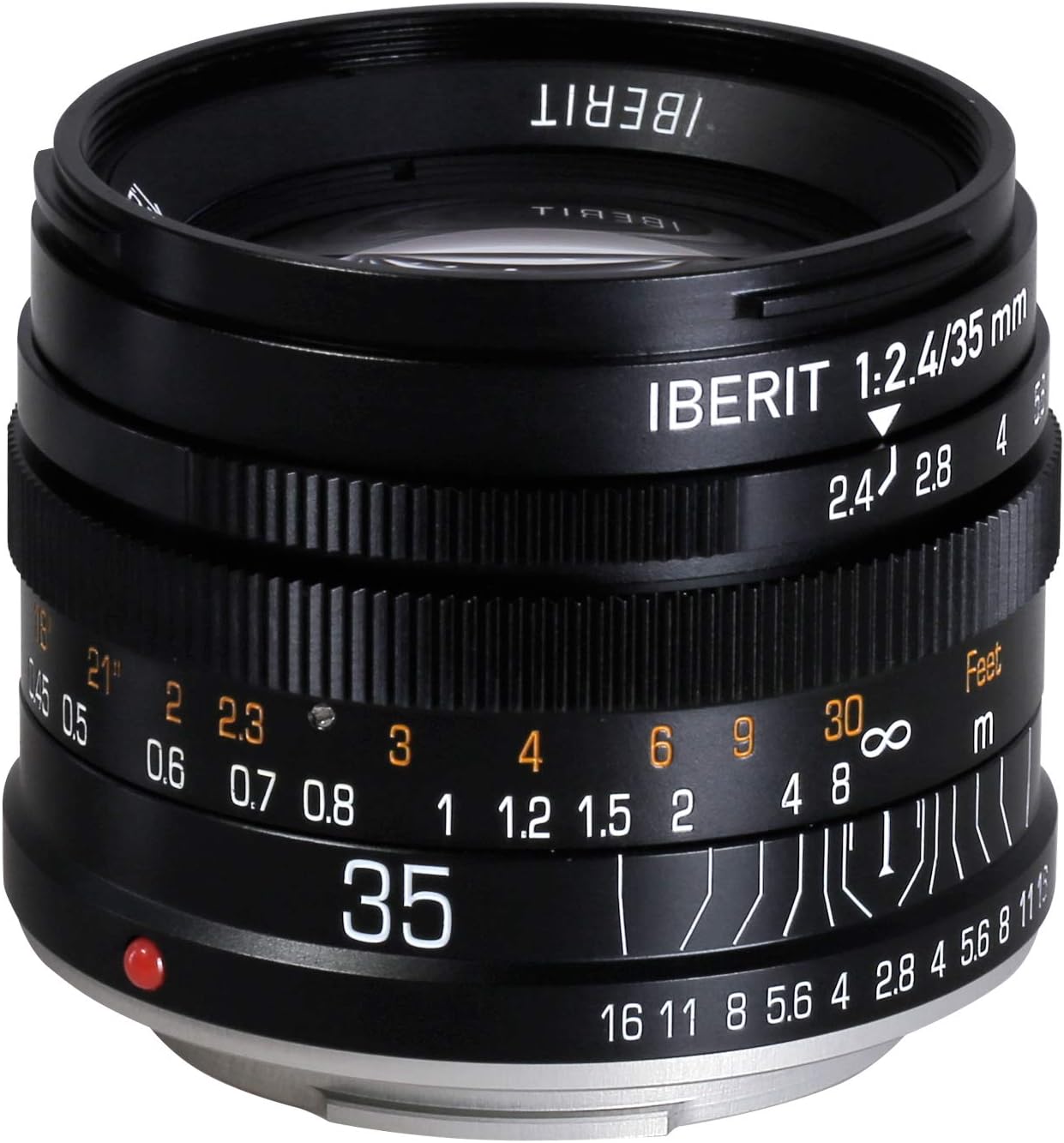 KIPON IBERIT 35mm F2.4 Full Frame Camera Lenses for Sony E Mount NEX (Black)