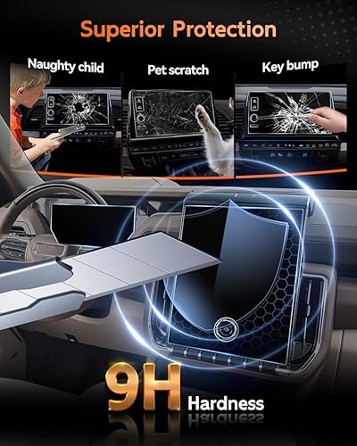 Vista 35 de CDEFG Cristal templado para Chevrolet Silverado/GMC Sierra 2025, pantalla táctil de 13.4 pulgadas, accesorios para Chevy Silverado/Sierra 1500