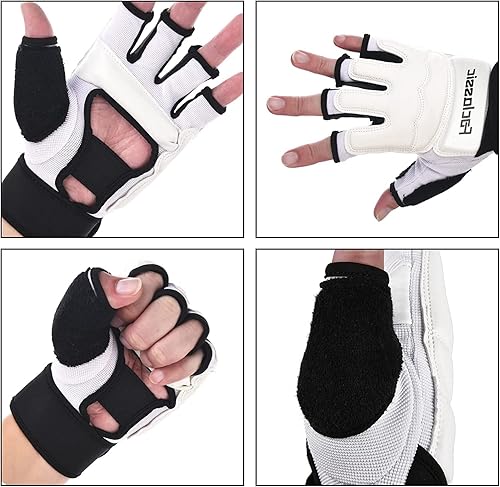 Miniatura 5 de Guantes de boxeo de kickboxing, guantes de boxeo para hombres, mujeres, niños, medio dedo, saco de boxeo, guantes de lucha para hombres y mujeres,