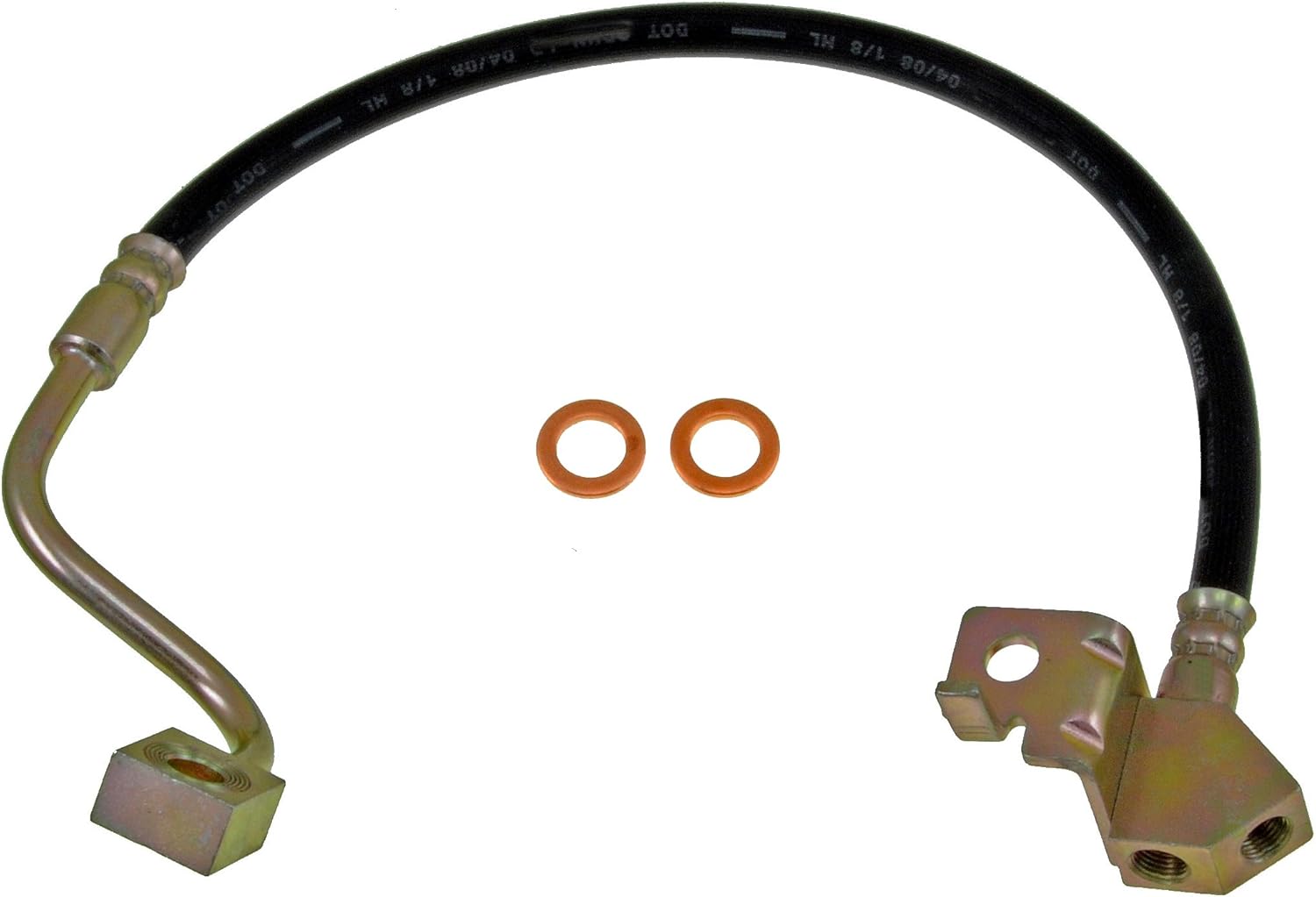 Dorman H620101 Rear Driver Side Brake Hydraulic Hose Compatible with Select Ford / Lincoln Models