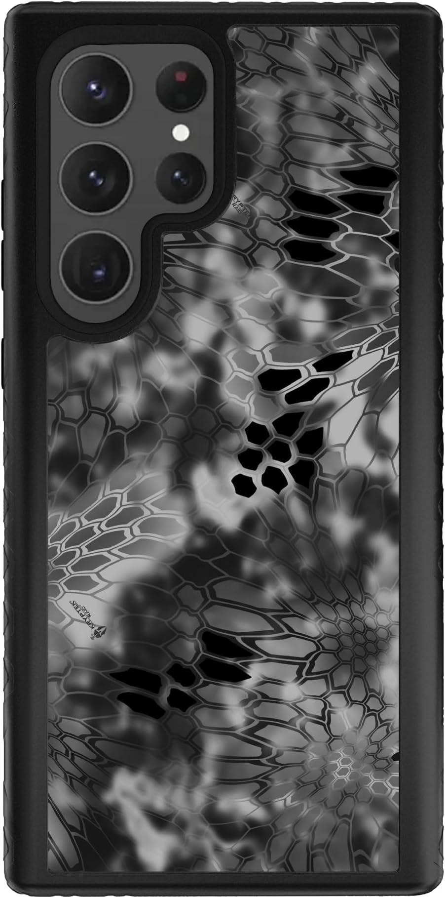 cellhelmet Kryptek Raid Dual Layered Case Designed for Samsung Galaxy S23 Ultra | Onyx Black | 16 Foot Drop Test Certified | Durable Shock & Drop Proof | As Seen on Shark Tank
