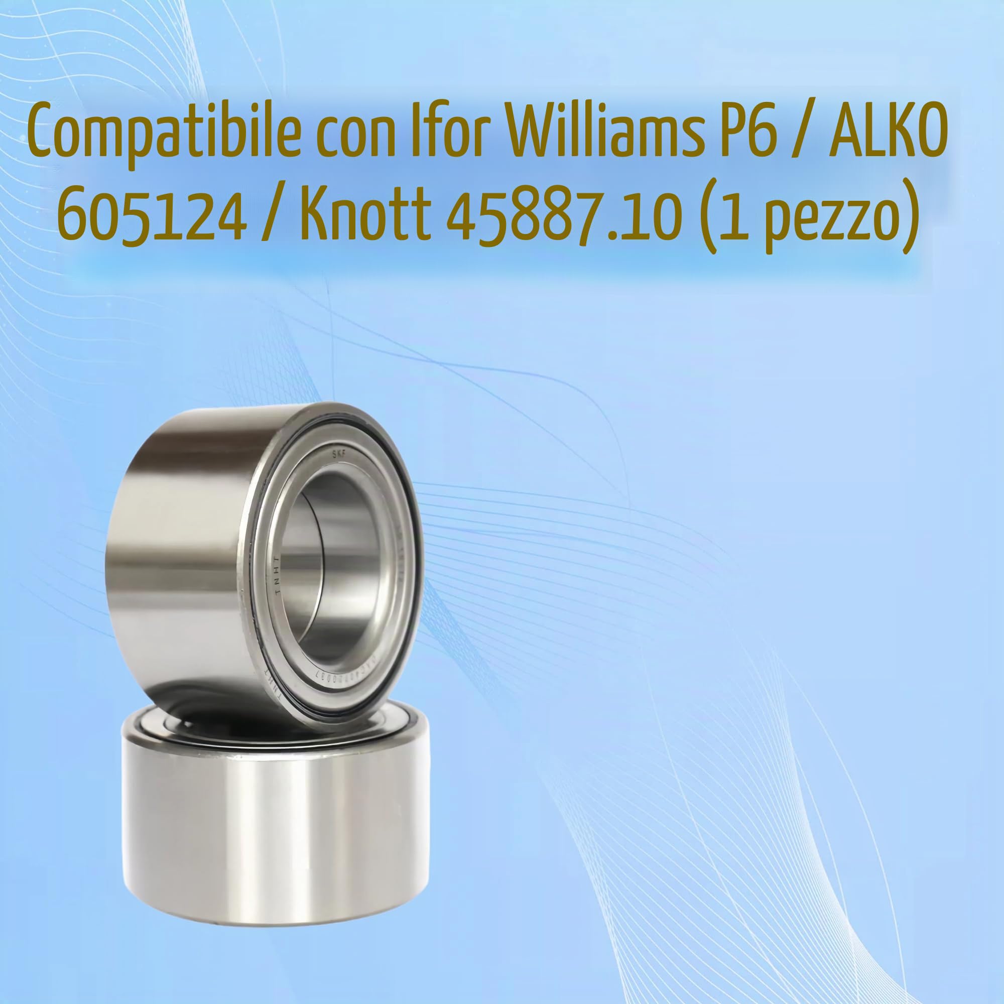 Cuscinetto ruota Premium 309726 - Ø64 x 34 x 37 mm compatibile Ifor Williams P6 / ALKO 605124 / Knott 45887.10 (1 pezzo)