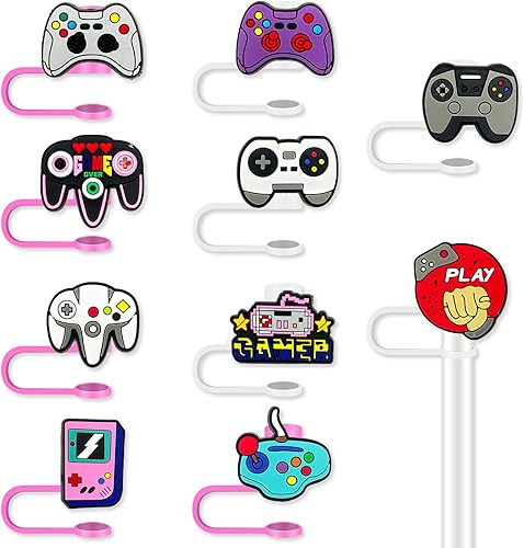 10 vasos con popote de juego para vaso Stanley, 0.394 in, protector reutilizable, puntas de popote para accesorios de taza (10 unidades, juego de