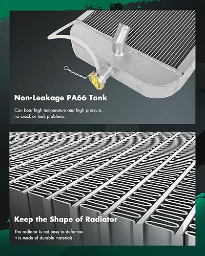 Miniatura 6 de SCITOO Radiador de tractor para modelos Ford 8N 9N 2N Cobre Latón Material 8N8005,86551430,AR2018,437821,20071032,211053