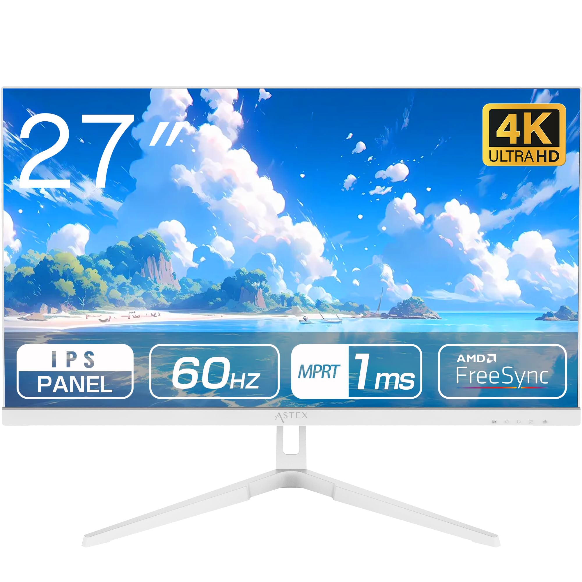 Amazon.co.jp: ASTEX 27インチ 4K HDR モニター 27V型 ゲーミング