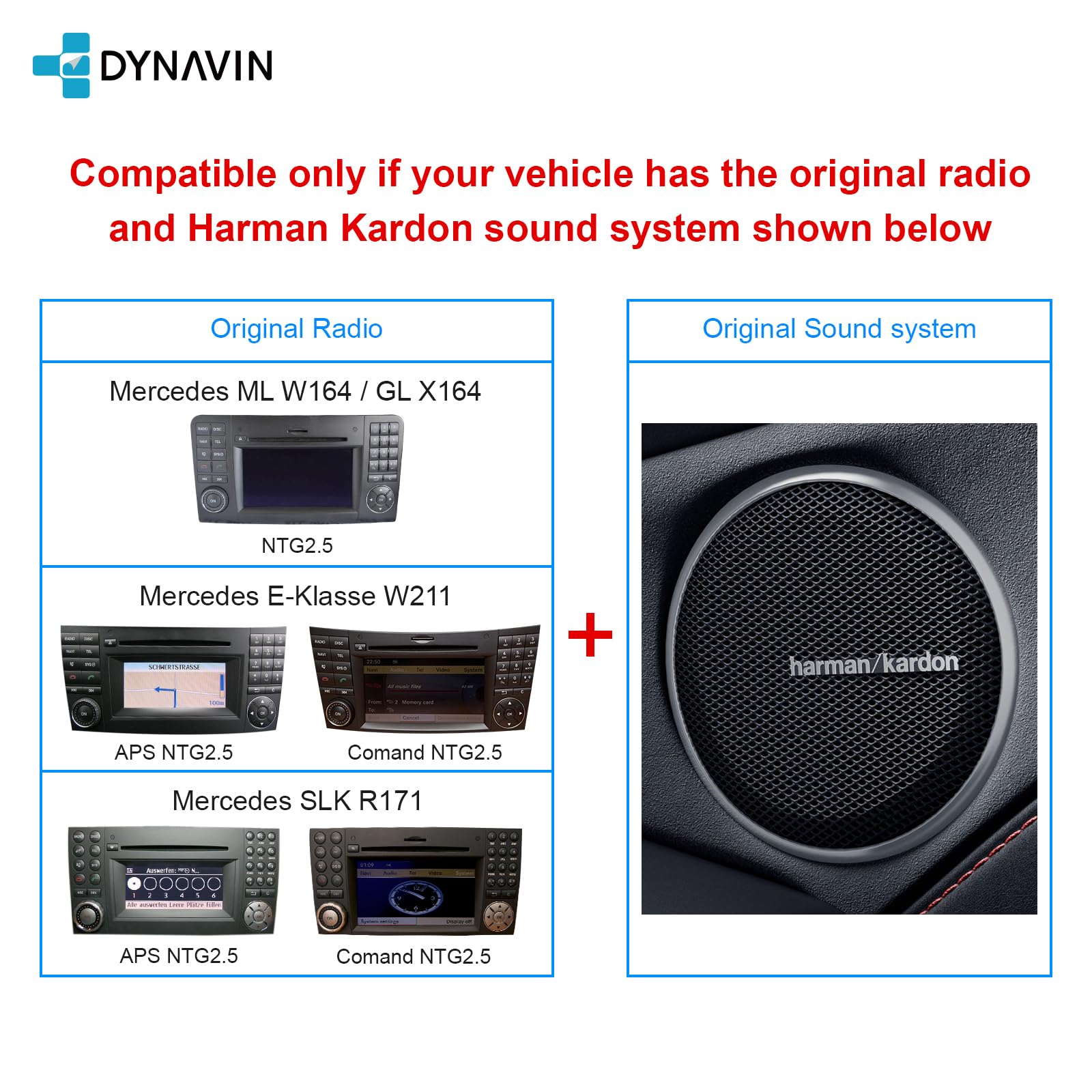 DYNAVIN Lichtwellenleiter-Decoder für Mercedes mit Most-Bus & Verstärker-System z.B. Harman-Kardon; D8-MOPC14