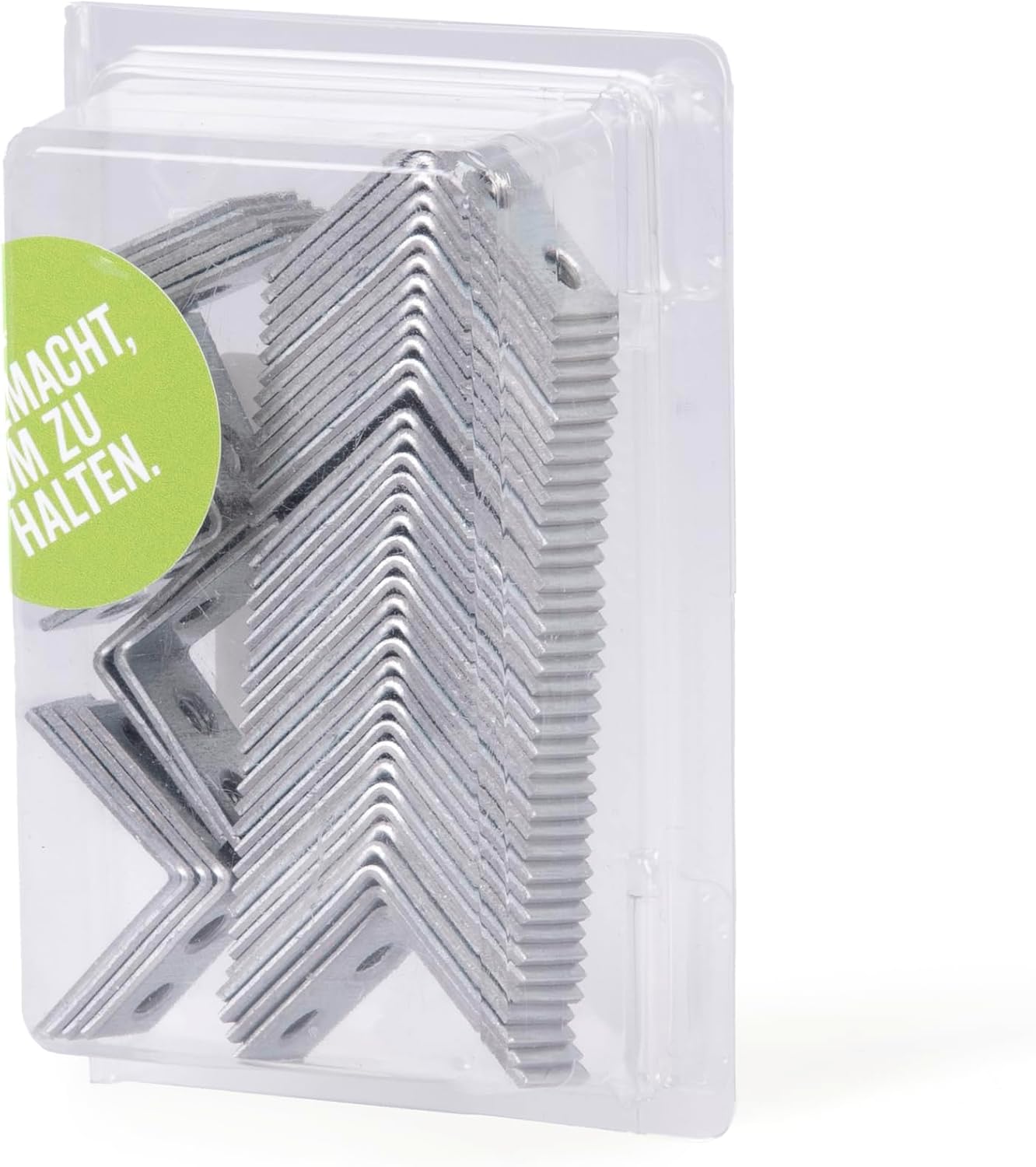 ALBERTS Chair Brackets (Pack of 12) 40 x 40 x 15 mm White Steel Corner Mount