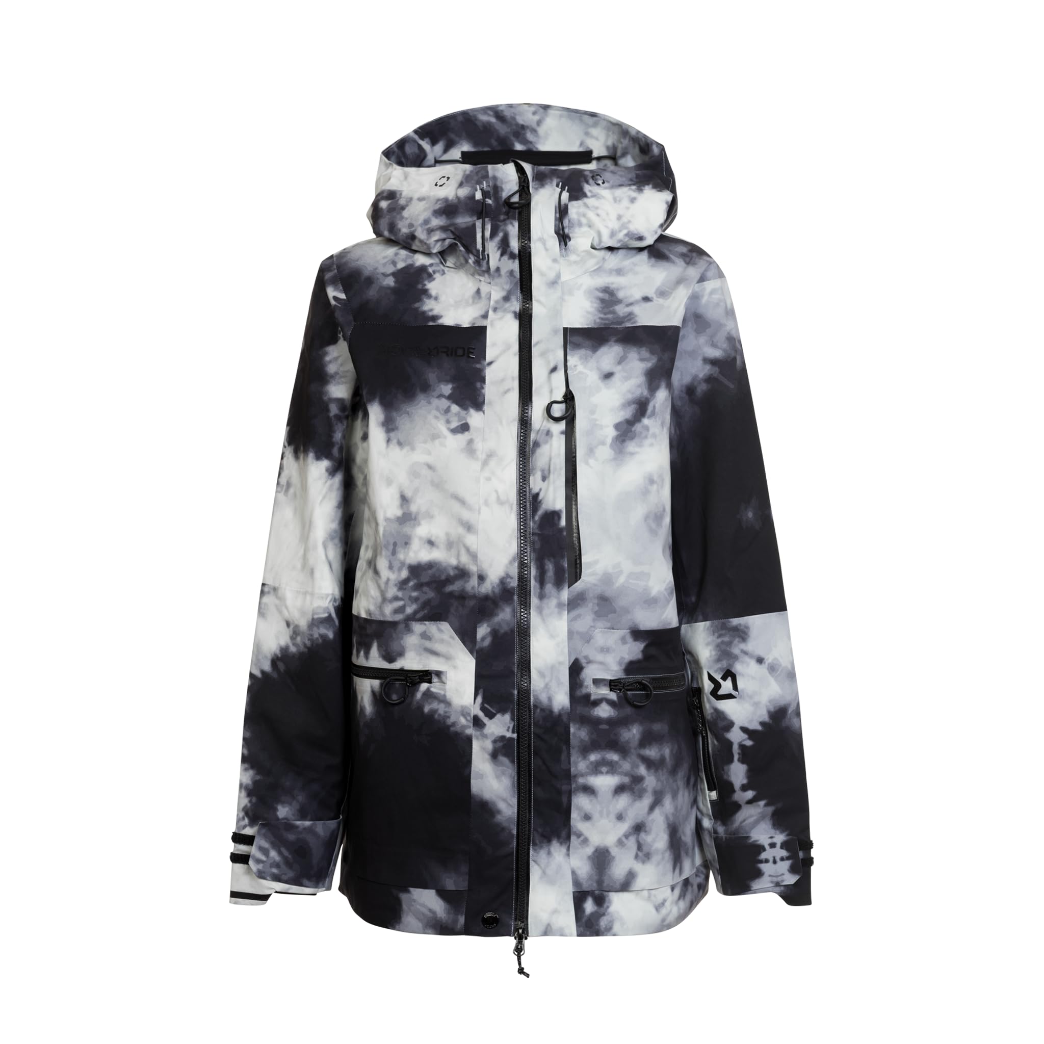 Chaqueta acolchada Rock Experience Silverstar Tie Dye para mujer 3