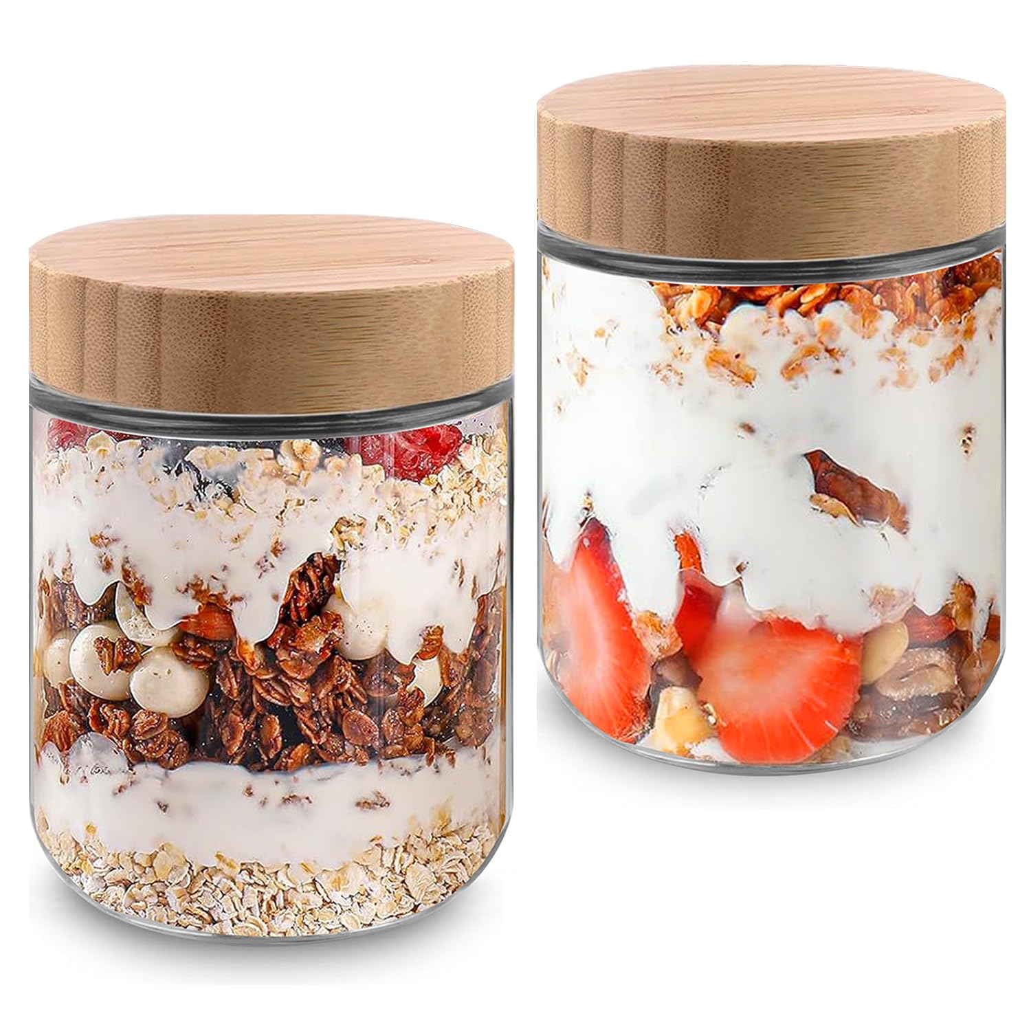 Bocaux Overnight Oats pour organiser vos repas de la semaine sans aucun stress