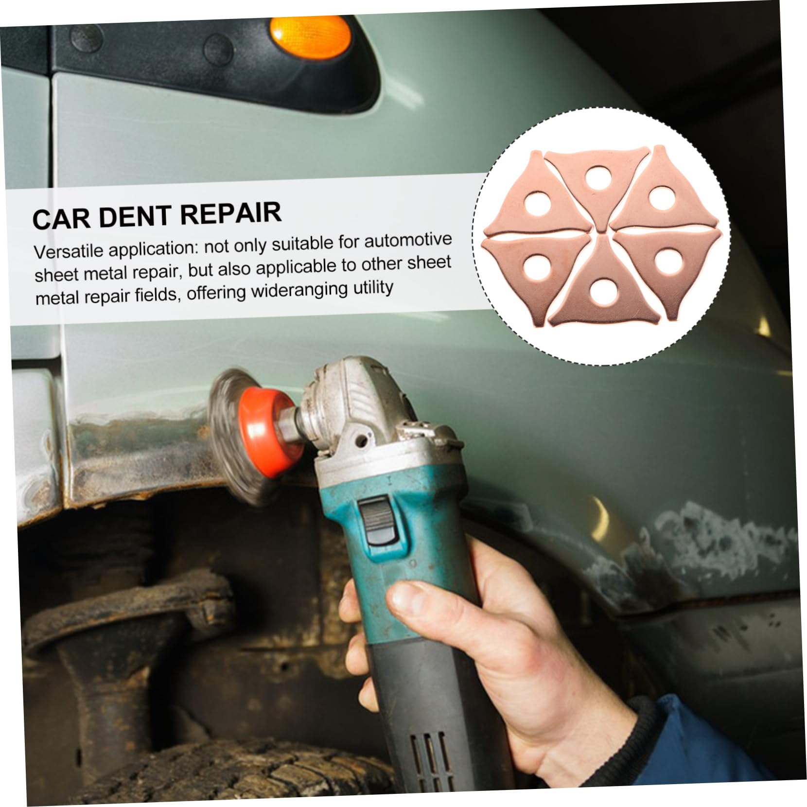 POPETPOP Kit de Réparation 100 Pièces pour Carrosserie Automobile en Métal Or Extracteur, Ensemble D'outils de Débosselage Fiable et Facile D'utilisation pour Propriétaires