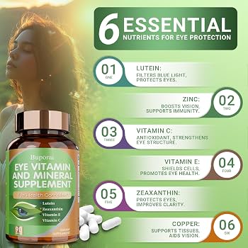Amazon.com: Eye Vitamin & Mineral Supplement for Eye Health