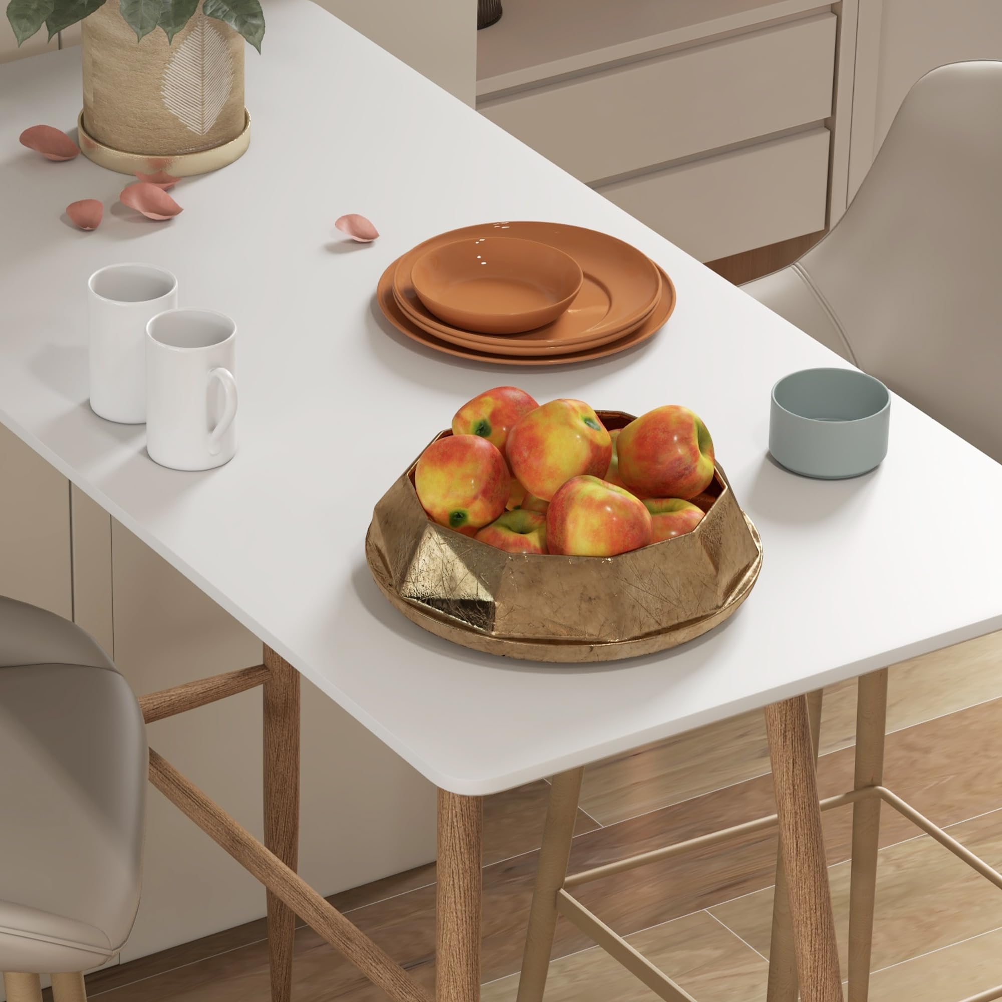 HOMCOM Table de Bar rectangulaire pour 4 Personnes, Table Haute avec Pieds en Acier Effet Bois, Table Bistro Facile à Monter, pour Bar à Domicile, Salle à Manger, 118 x 58 x 98 cm, Blanc